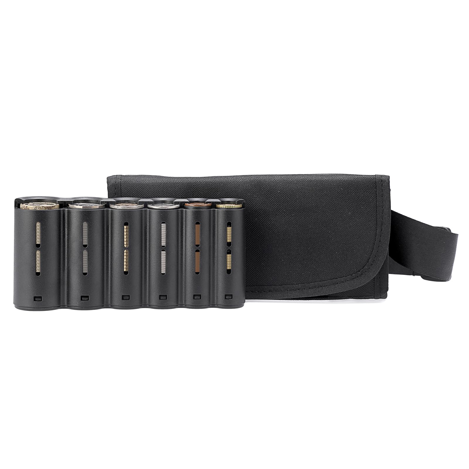 US Coin Holder and Dispenser, Fanny Pack with Banknote Organizer