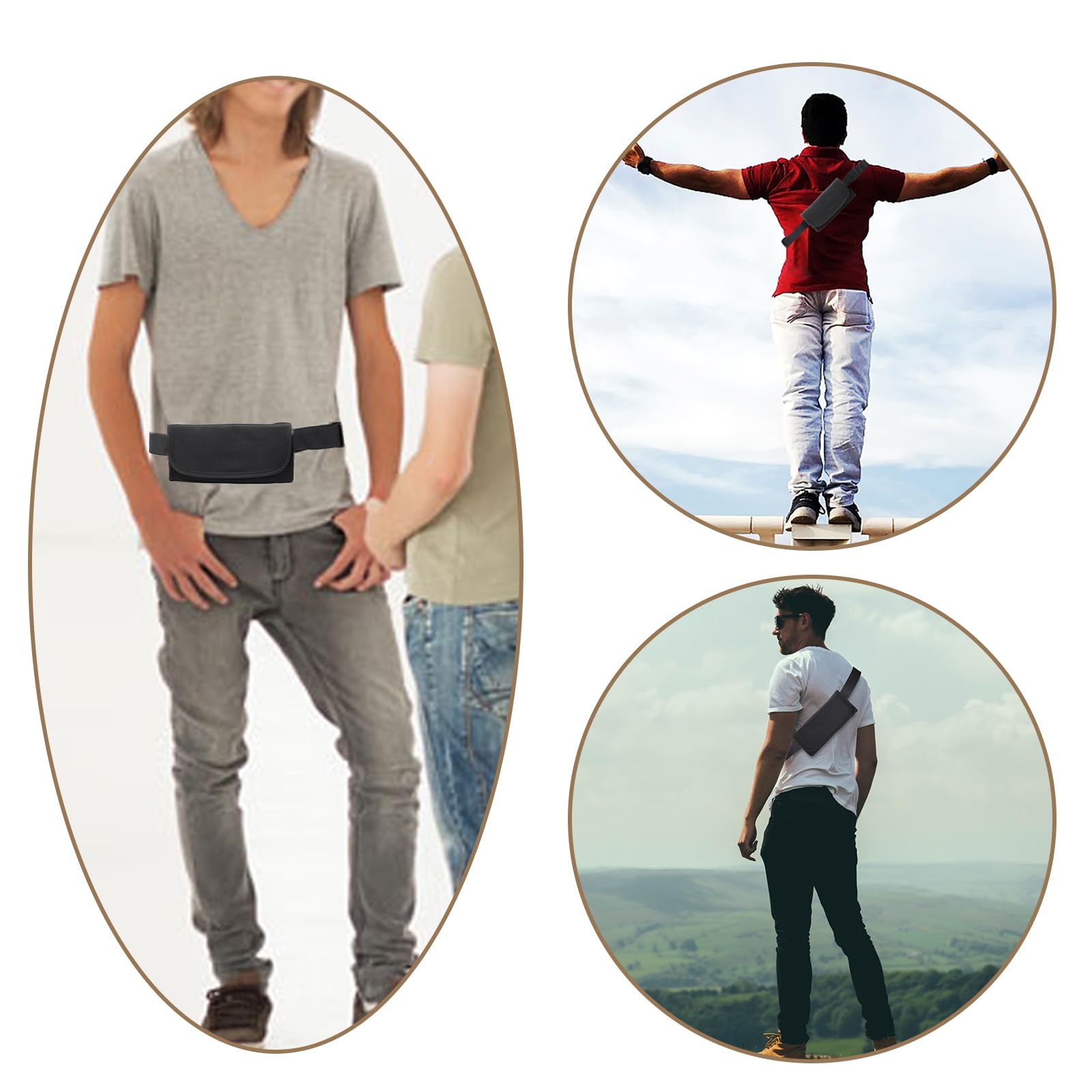 US Coin Holder and Dispenser, Fanny Pack with Banknote Organizer