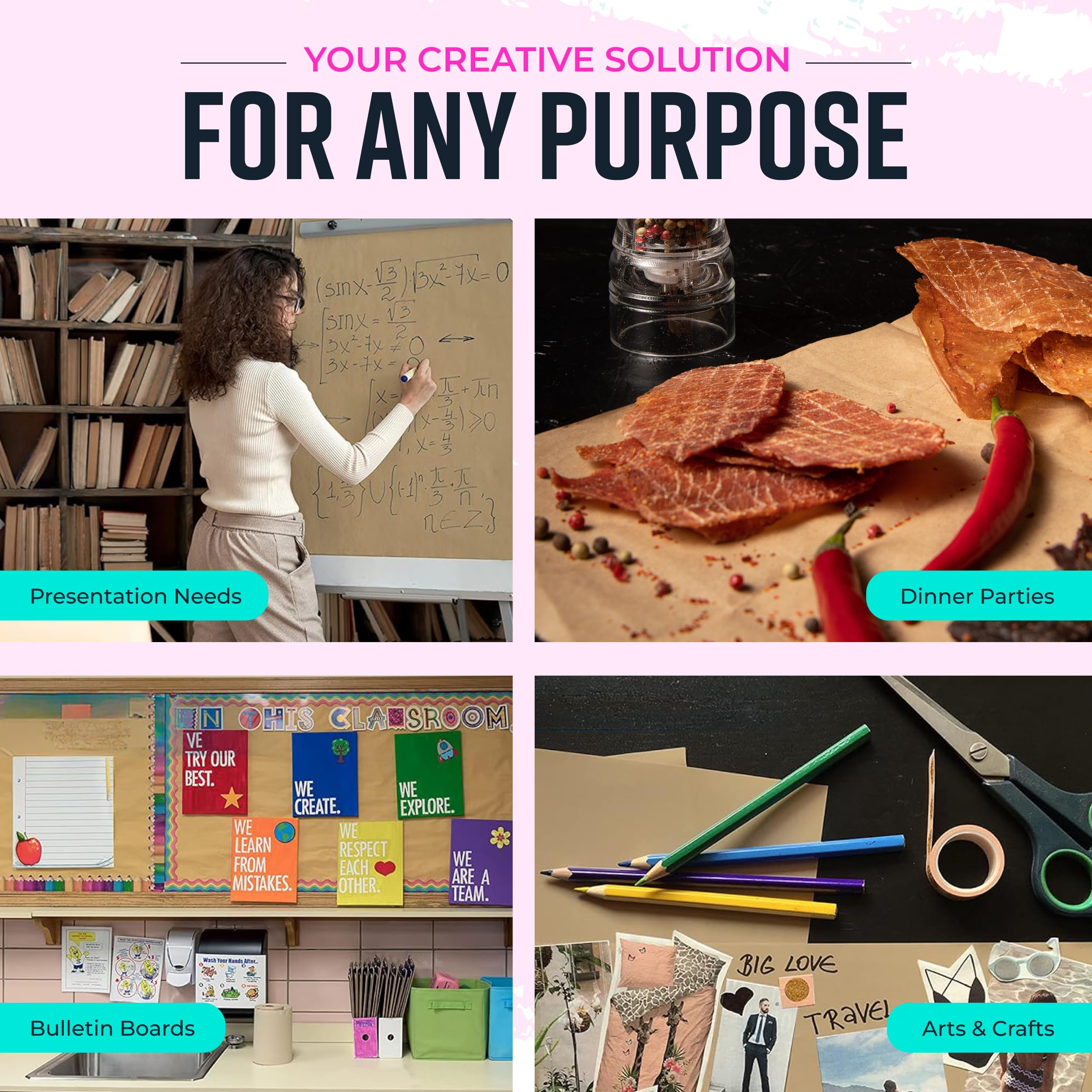 18" x 1200" Brown Kraft Packing Paper - USA Made