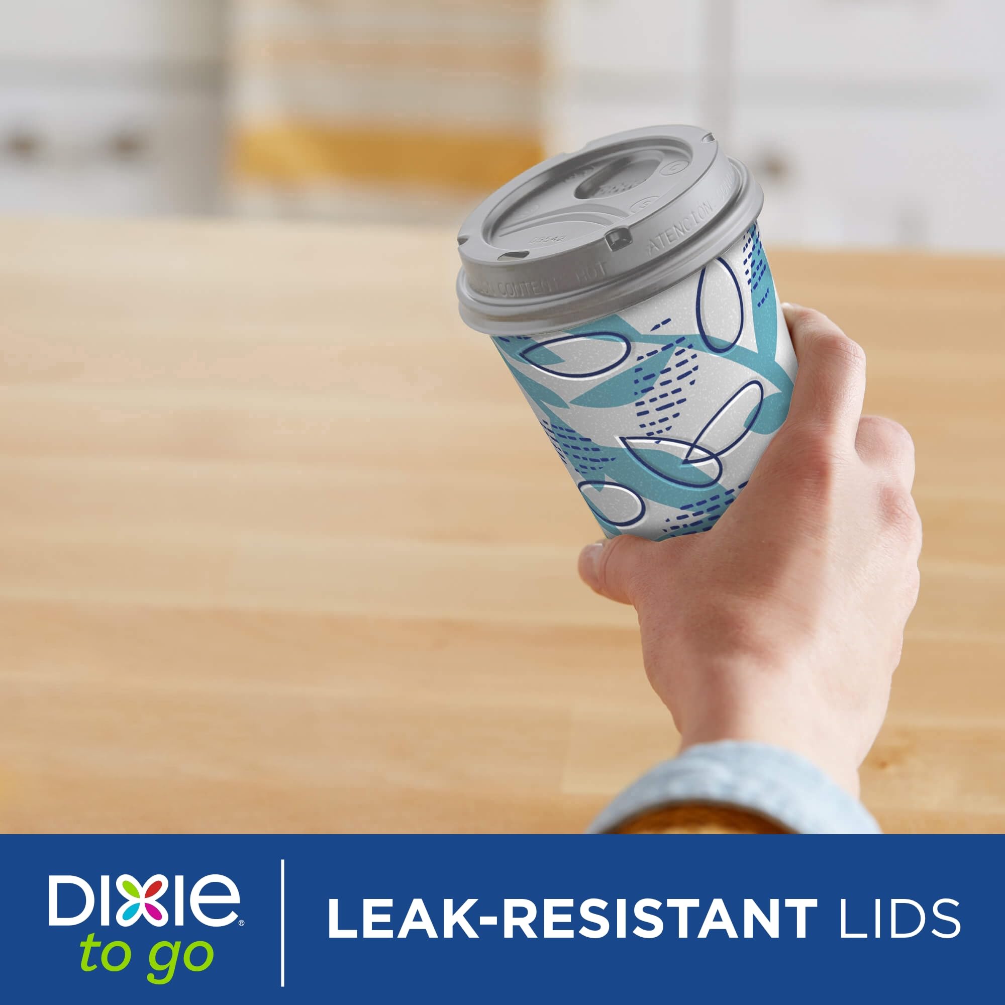 Dixie To Go Paper Coffee Cups With Lids, 12 oz, 156 ct, Disposable Insulated Paper Cups for On-The-Go Hot or Cold Beverages