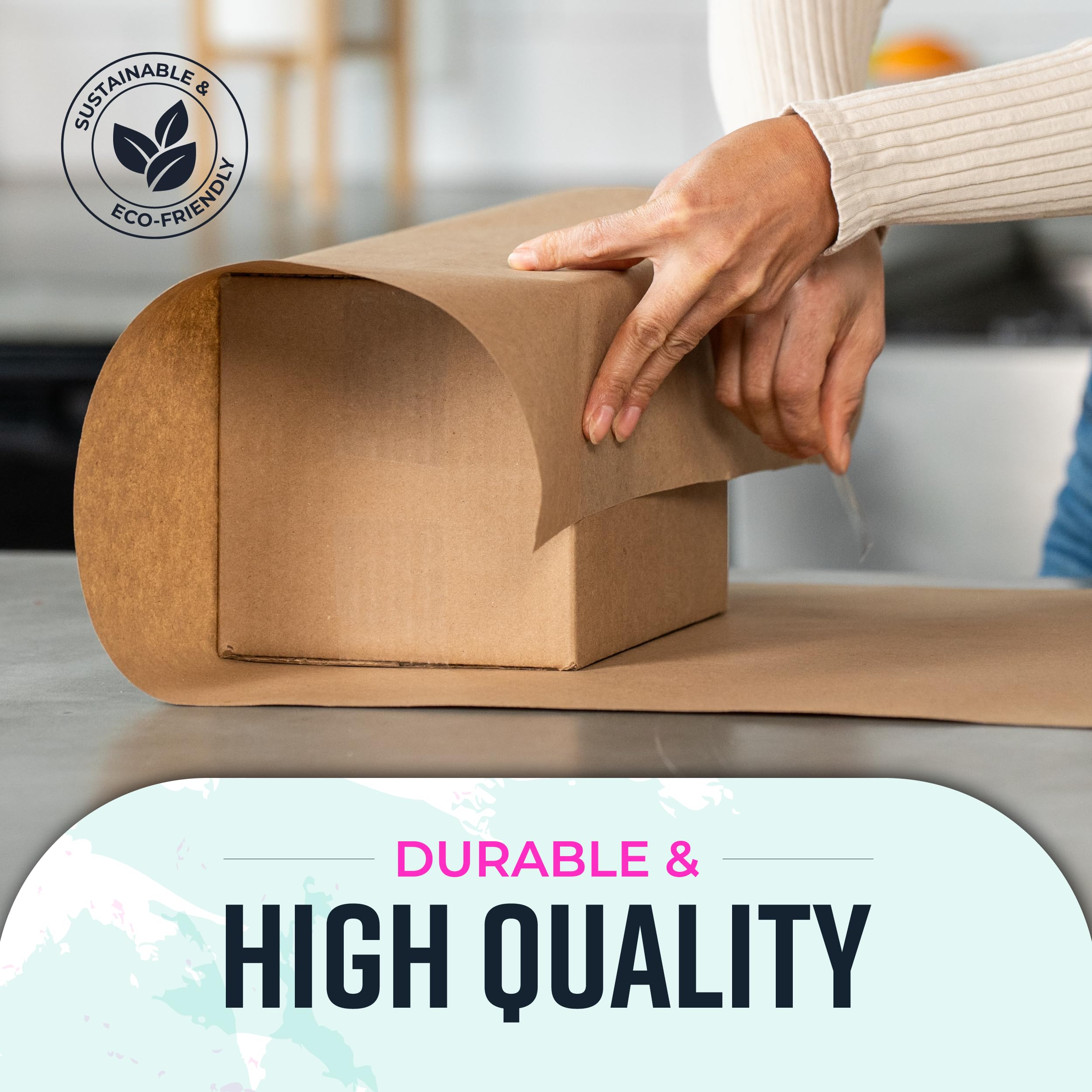 18" x 1200" Brown Kraft Packing Paper - USA Made