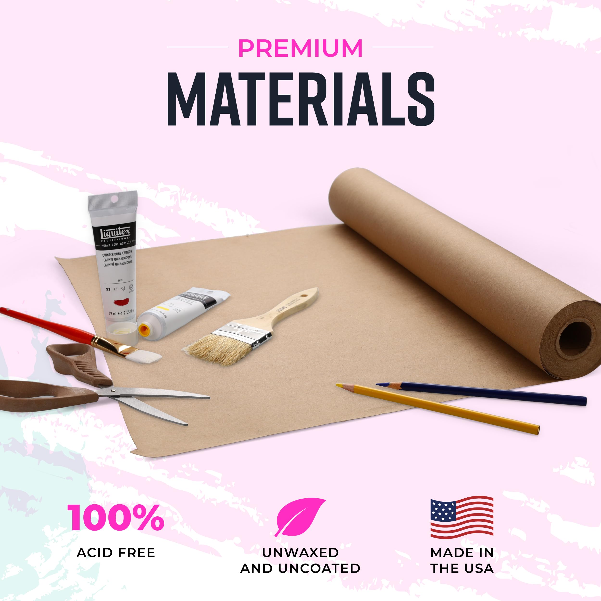 18" x 1200" Brown Kraft Packing Paper - USA Made