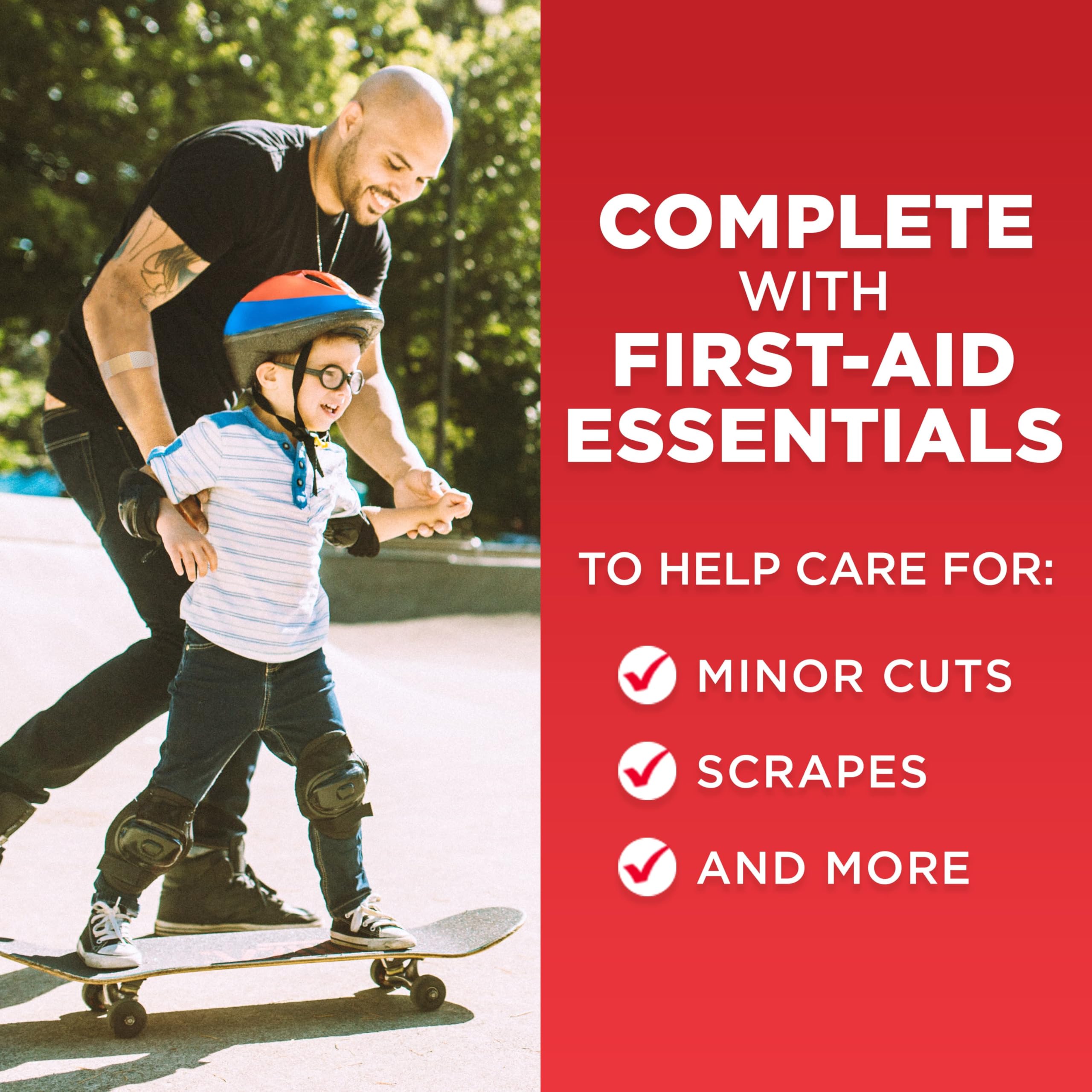 All-Purpose Portable Compact First Aid Kit, 160 Pieces